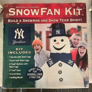 New York Yankees Snowman Snow Fan Kit *New*